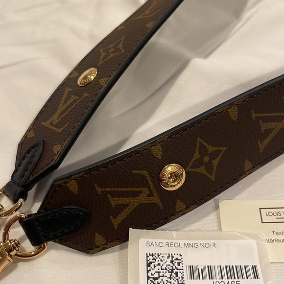 Monogram Adjustable Bandouliere Shoulder Strap Black - Picture 3 of 5